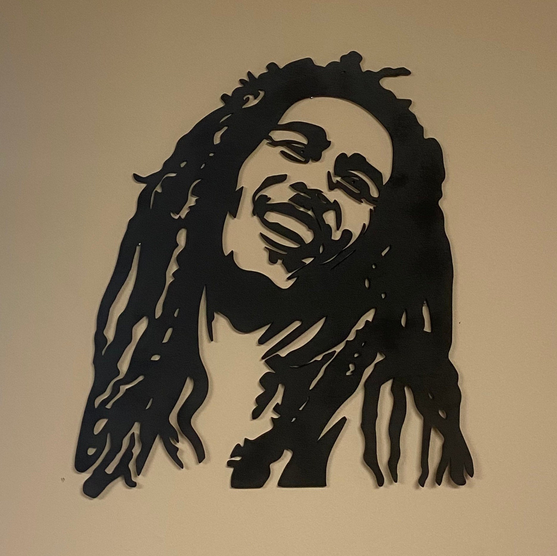 ボブ・マーリーの木製肖像画：レゲエ・ラスタの装飾 - Etsy 日本