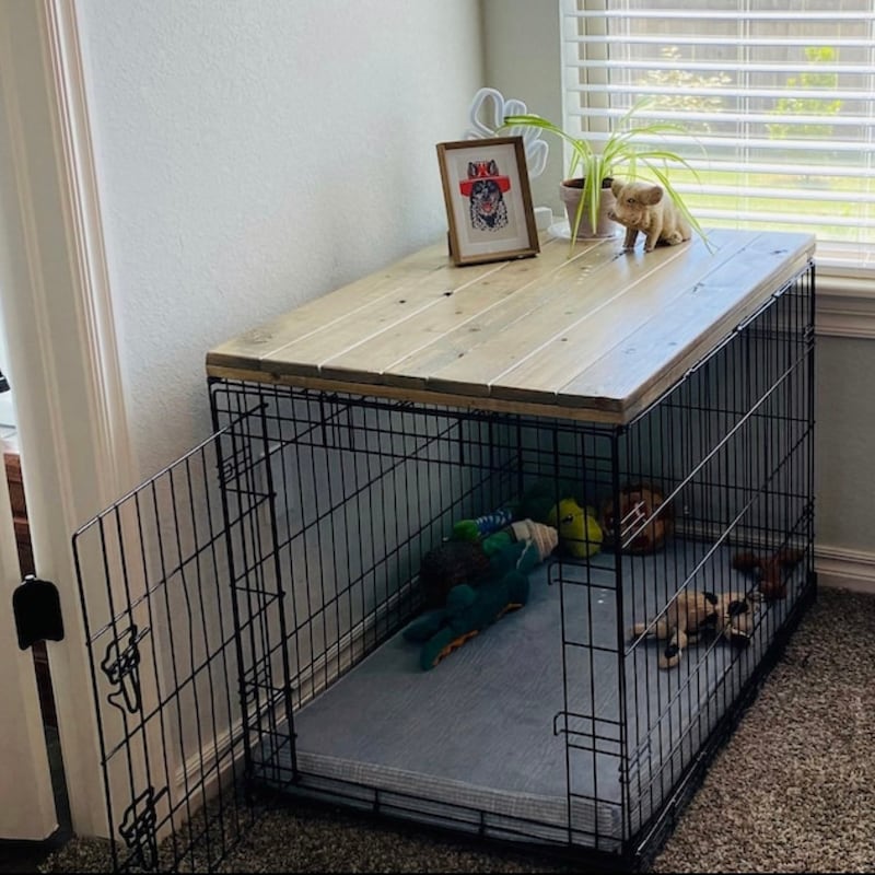 Wood Dog Crate - Etsy
