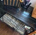 Dog Kennel Wood Table Top, Dog Kennel Cover, Farmhouse Dog Kennel Top, Dog Crate Topper, Dog Crate Table, Wire Crate Cover, Farmhouse Crate