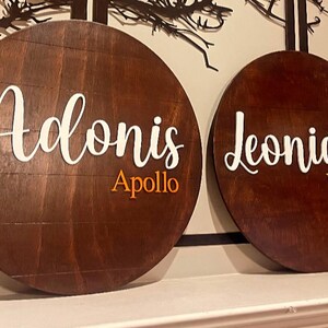 Name Sign, Wooden Name Sign, Nursery Name Sign, Family Name Sign, Baby Name Sign, Personalized Name Sign, Girl Boy Crib Name Sign Wood Sign