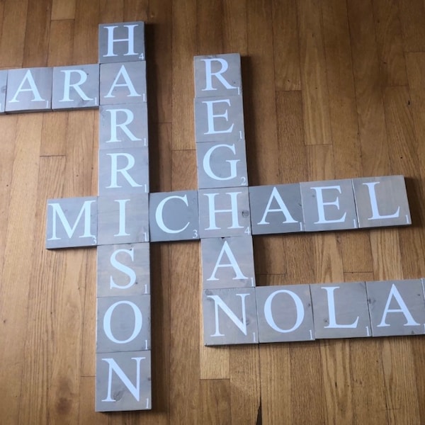 Scrabble Names Etsy