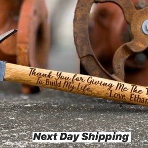 Fathers Day Gift From Daughter First Father’s Day Gift Fathers Day Present Gift from Son Gift for Grandpa Personalized Hammer Hammer For Dad
