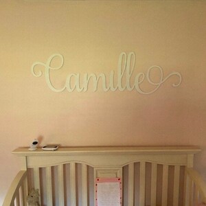 Custom Wooden Name Sign Nursery Name Sign Nursery Decor Baby Name Sign Laser Cut Name Nursery Wall Art Custom Wood Name Sign