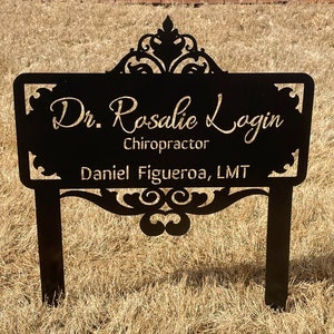 Custom  Yard Sign Stake | Personalized Address Sign | Front Door  Stake | Unique Housewarming & Closing Gift Gift