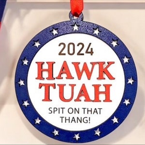 Funny 2024 Christmas Ornament: Hand-Painted Car Charm