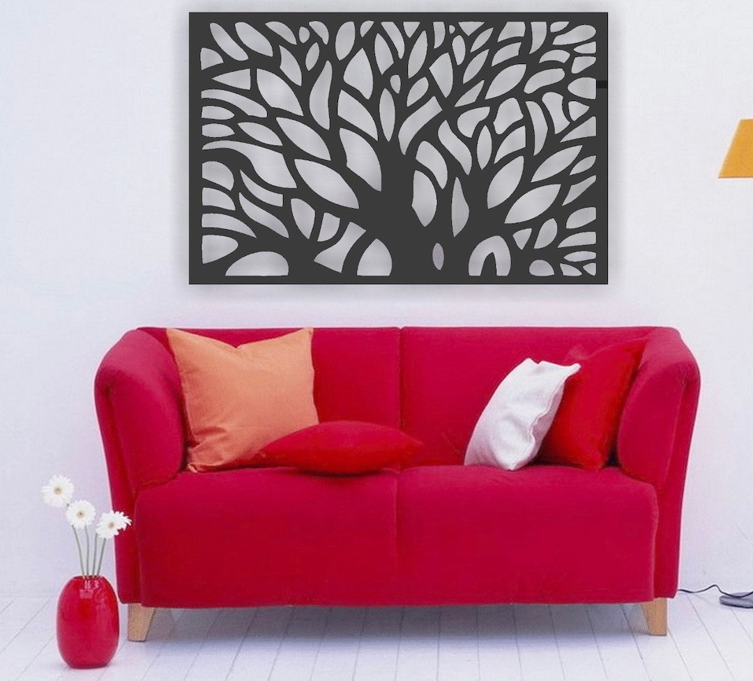 Tree Wood Wall Art, Nature Wall Decor, Nature Wall Art, Panel Wood Art