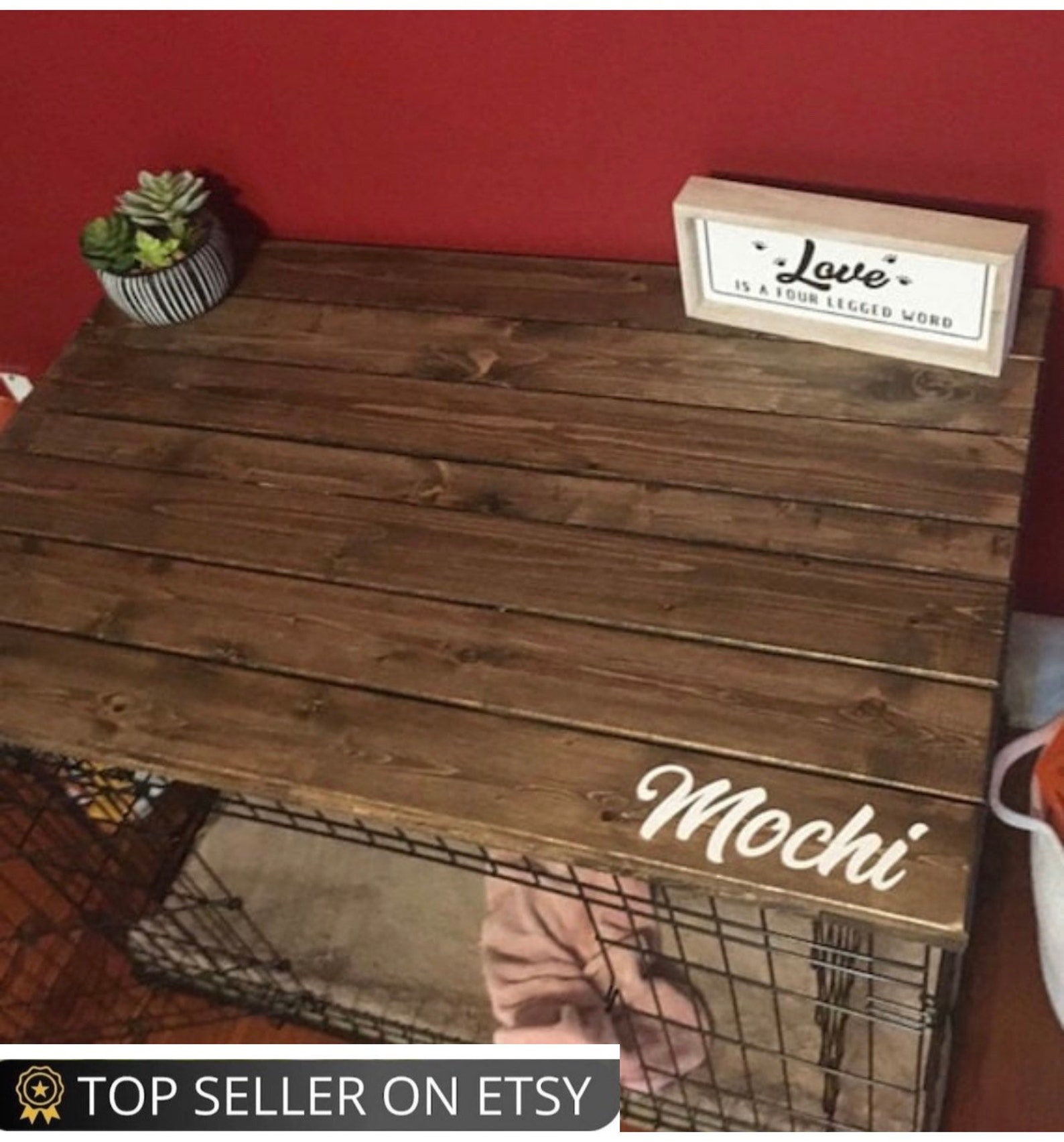 Custom Dog Kennel Cover Dog Kennel Cover Farmhouse Dog Kennel Etsy