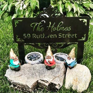 Custom  Yard Sign Stake | Personalized Address Sign | Front Door  Stake | Unique Housewarming & Closing Gift Gift
