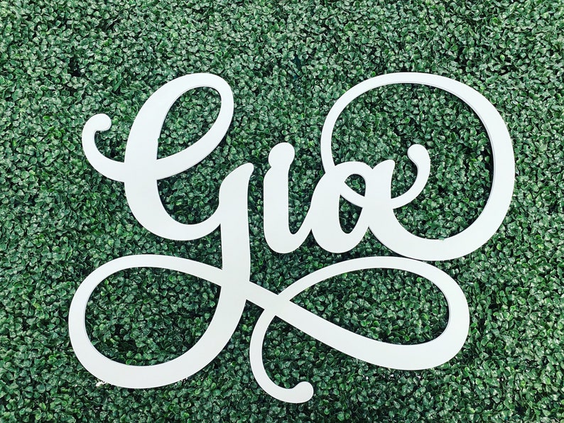 Name Cutouts for Nursery, Wooden Letters, Name Sign, Nursery Letters