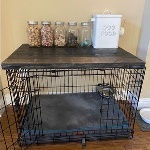 Stylish Dog Crate top | Versatile Kennel Table Furniture | Crate End Table