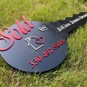 Welcome Home Real estate house closing sign, Just sold real estate sign, real estate agent closing sign, fun closing sign, realty sign Gift