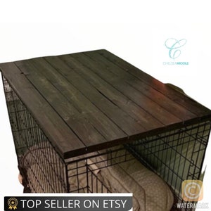 Dog Kennel Wood Table Top Dog Kennel Cover Farmhouse Dog Kennel Top Dog Crate top Dog Crate Table Crate Cover Dog Kennel Furniture