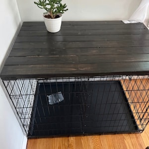Dog Bed Wire crate cover, Dog Kennel Cover,  Dog Kennel wood Top, wooden dog kennel,  Dog Crate Table,  Crate Cover,  Dog Kennel Furniture