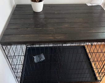 Dog Bed Wire crate cover, Dog Kennel Cover,  Dog Kennel wood Top, wooden dog kennel,  Dog Crate Table,  Crate Cover,  Dog Kennel Furniture