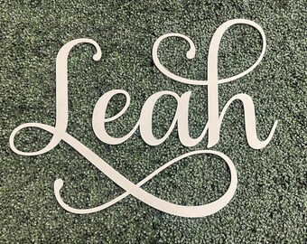 Personalized Wooden Name Sign: Nursery Decor, Painted or Stained