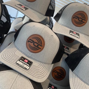 Custom Leatherette Patch Trucker Hat: Personalized Business Logo