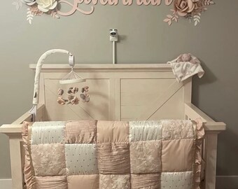 Personalized Wooden Name Sign: Nursery Decor, Painted or Stained