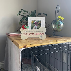 Dog Kennel Wood Table Top, Kennel Topper, Dog Crate Top, Pet Supplies, Pet Furniture, Home Decor, Pet decor, Christmas Gift, Pet Gift