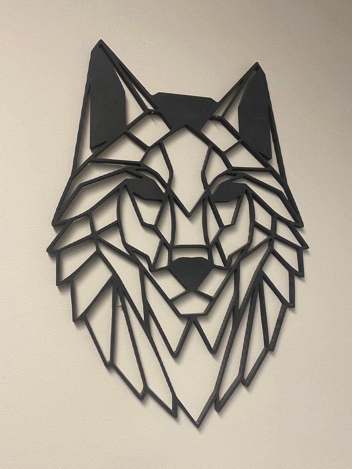 Wolf Wall Decor Wooden Wall Art Home Nursery Etsy