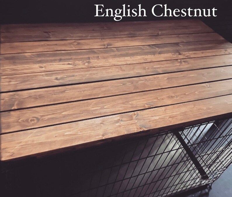 Dog Kennel Wood Table Top Dog Kennel Cover Farmhouse Dog Kennel Top Dog Crate top Dog Crate Table Crate Cover Dog Kennel Furniture image 9