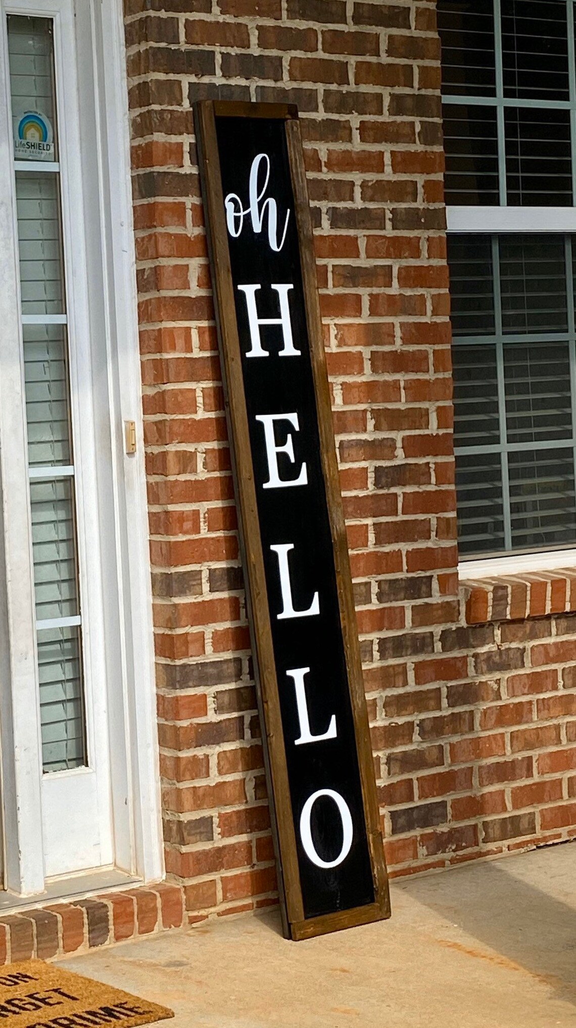 Oh Hello Porch Sign 6 Foot Porch Sign Sign Etsy