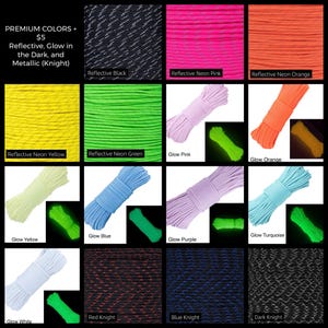 If any of these colors are used in your lanyard, there is an additional charge. Please be sure to select “premium colors” when ordering.