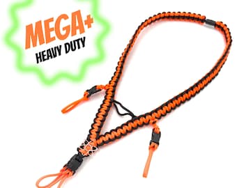 Cordón MEGA+ / Cordón de paracord grueso / 4 puntos de anclaje con hebillas / 1 cierre de seguridad / El cordón MEGA+ SK
