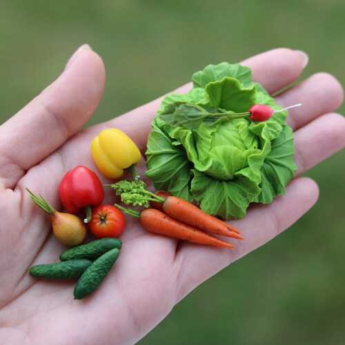 Carrot Miniature Fot Dollhouse. Scale 1/12 and 1/6. Vegetables Etsy
