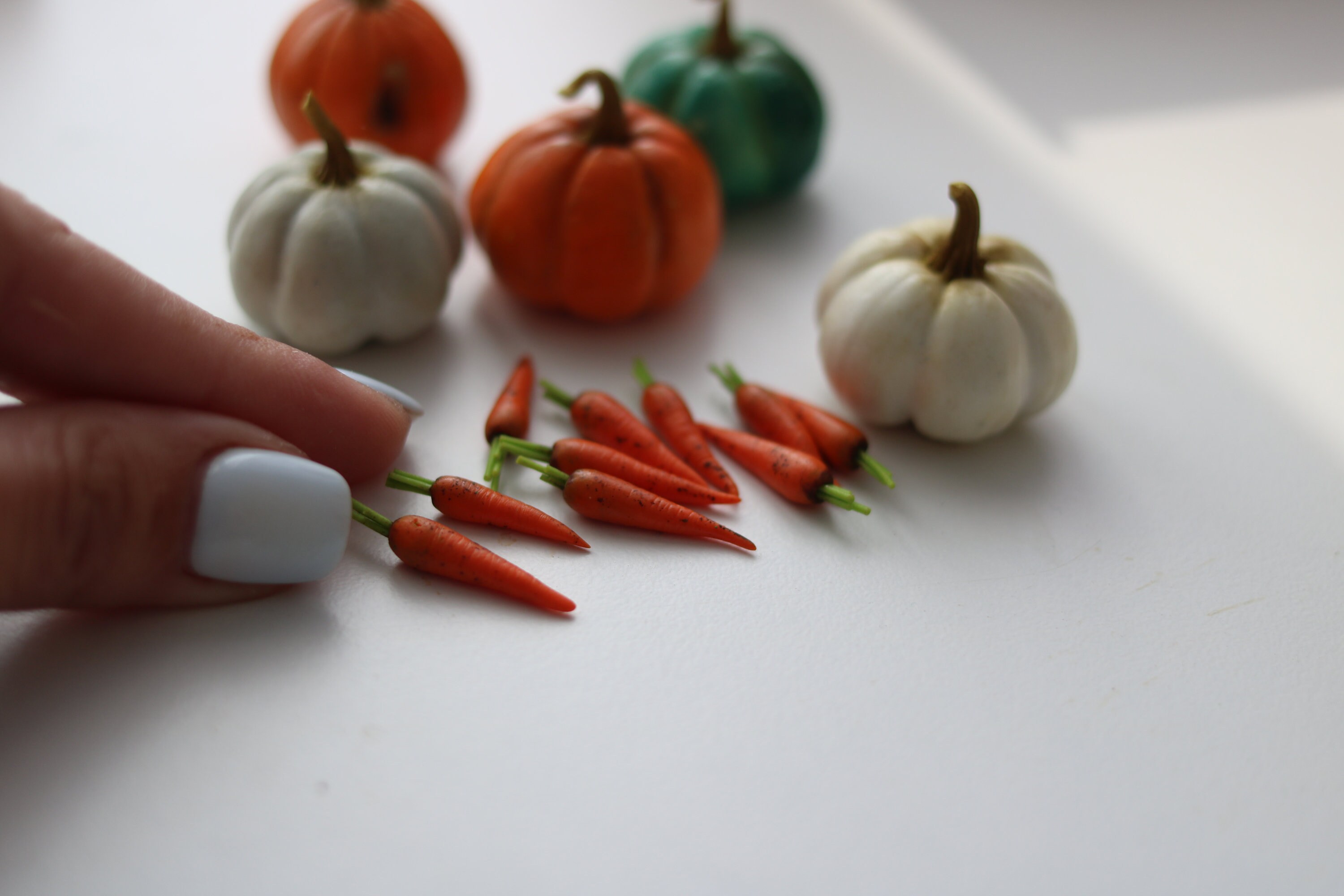 Carrot Miniature Fot Dollhouse. Scale 1/12 and 1/6. Vegetables Etsy