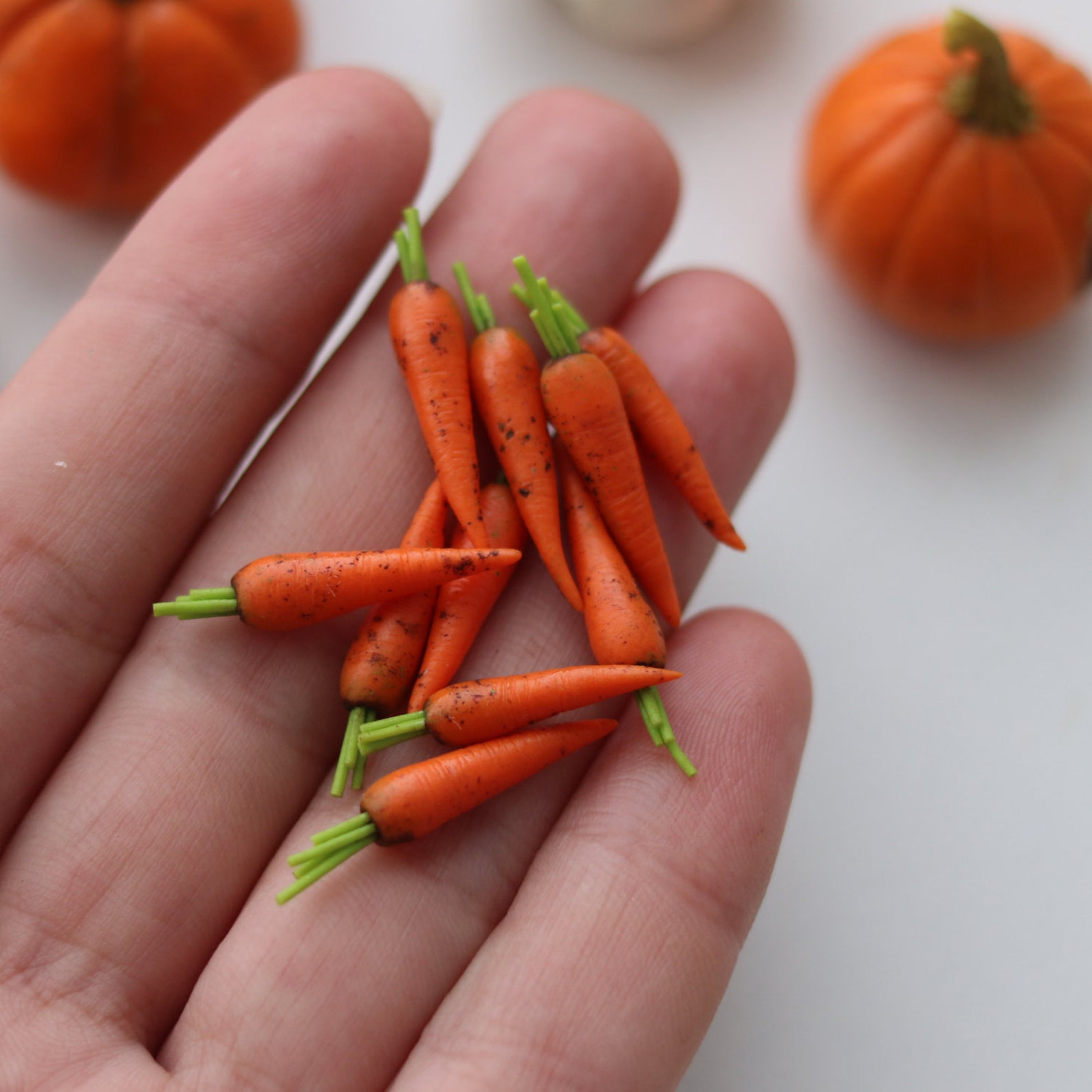 Carrot Miniature Fot Dollhouse. Scale 1/12 and 1/6. Vegetables Etsy