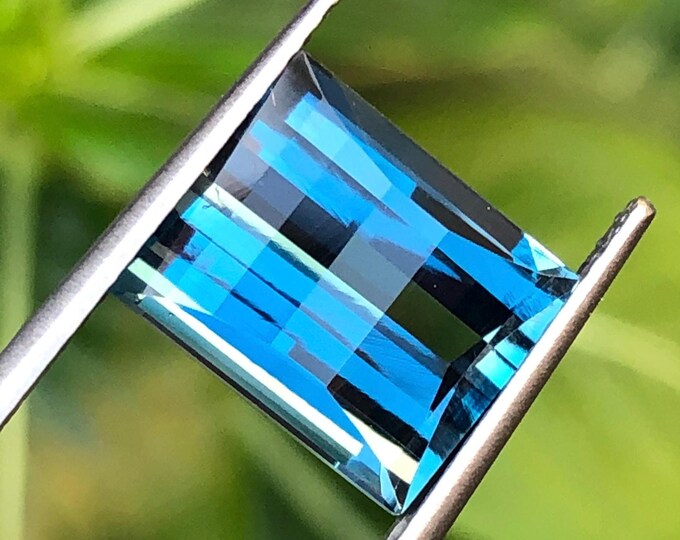 Natural London Blue Topaz Pixel Cut, 9.5 X 8 MM London Blue Topaz ...
