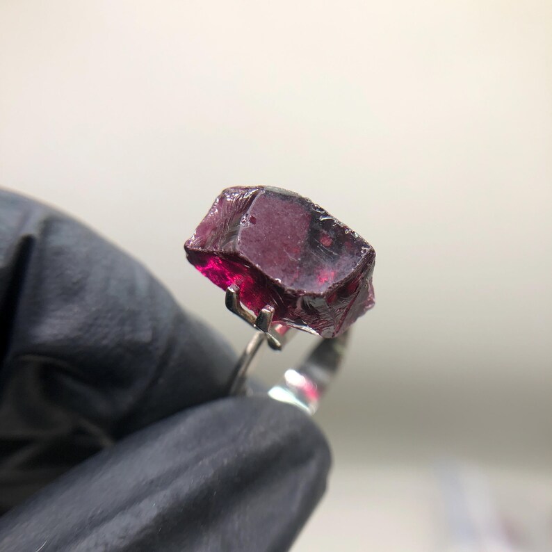 Orecchini In Argento 925 Placcato Oro Con Quarzo Rosa E Granato Rodolite, Gemme Naturali, Regalo Fatto A Mano Per Donna