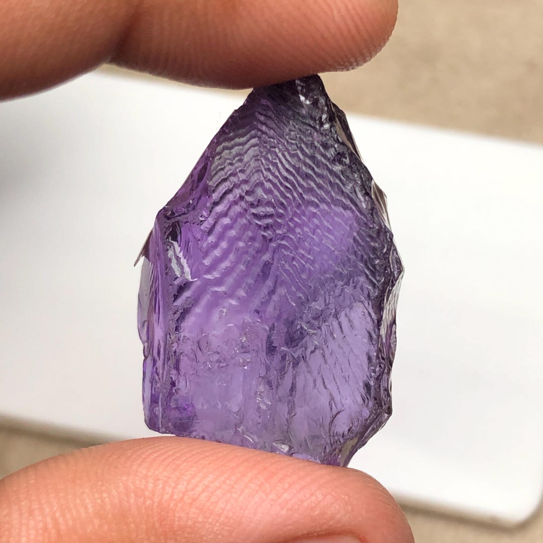 Natural African Amethyst Rough, 33 X 20 Mm Facet Grade Amethyst Rough ...
