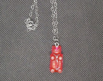 GummyBear necklace - glittering or regular - 13 colors