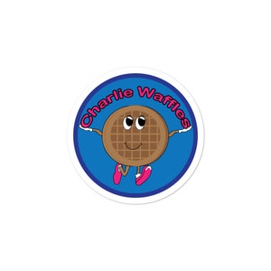 Charlie Waffles Sticker