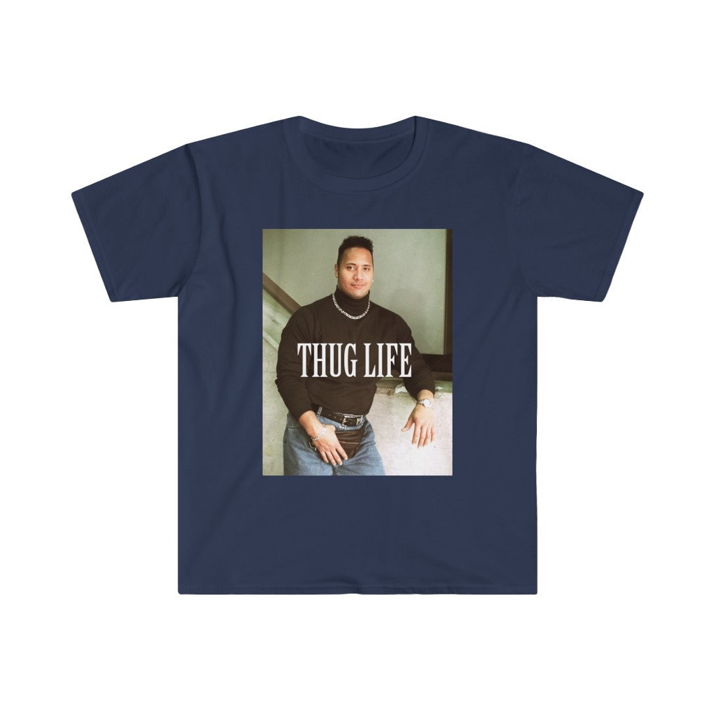 Throwback - Dwayne Johnson Unisex T-shirt met korte mouw - Etsy België, image size:1024x1024