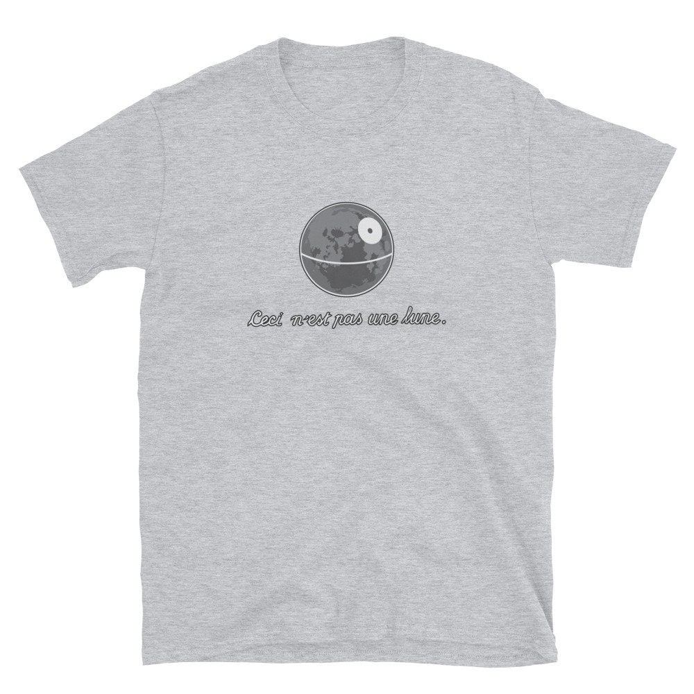Ceci N'est Pas Une Lune. Short-sleeve Unisex T-shirt - Etsy
