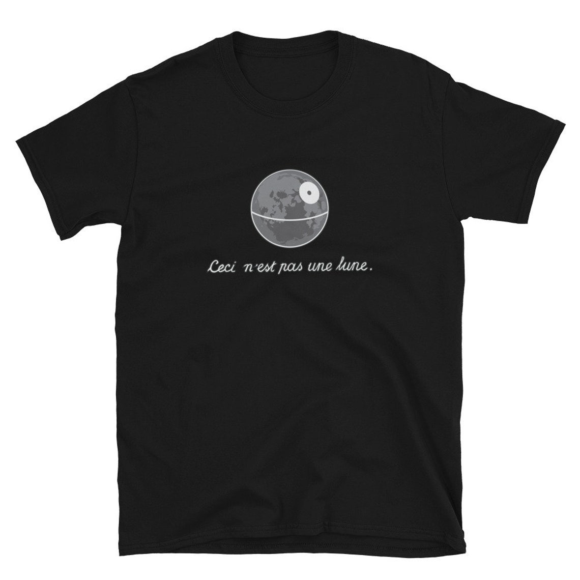 Ceci N'est Pas Une Lune. Short-sleeve Unisex T-shirt - Etsy