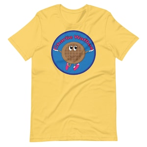 Charlie Waffles Kurz-Arm Unisex T-Shirt ""Großes Logo"""
