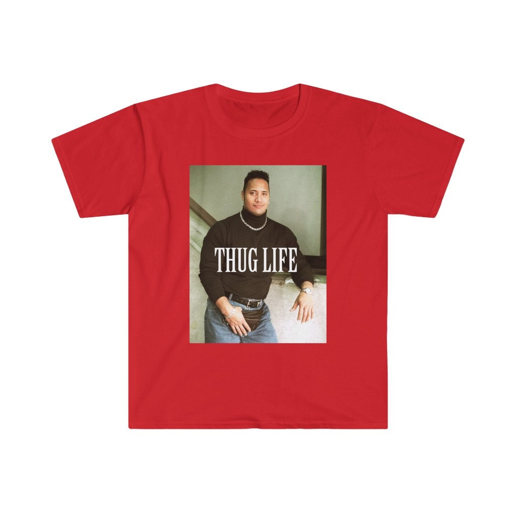 Throwback - Dwayne Johnson Unisex T-shirt met korte mouw - Etsy België, image size:1024x1024