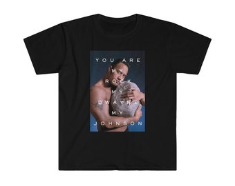 Dwayne Johnson 'The Rock' T-Shirt, Softstyle Unisex Tee