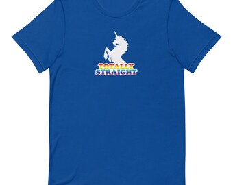 Totally Straight Short-sleeve Unisex T-shirt - Etsy