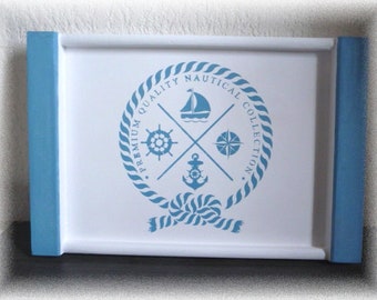 Desire to escape, sea-style wooden tray, kitchen tray, swimming pool, decoration