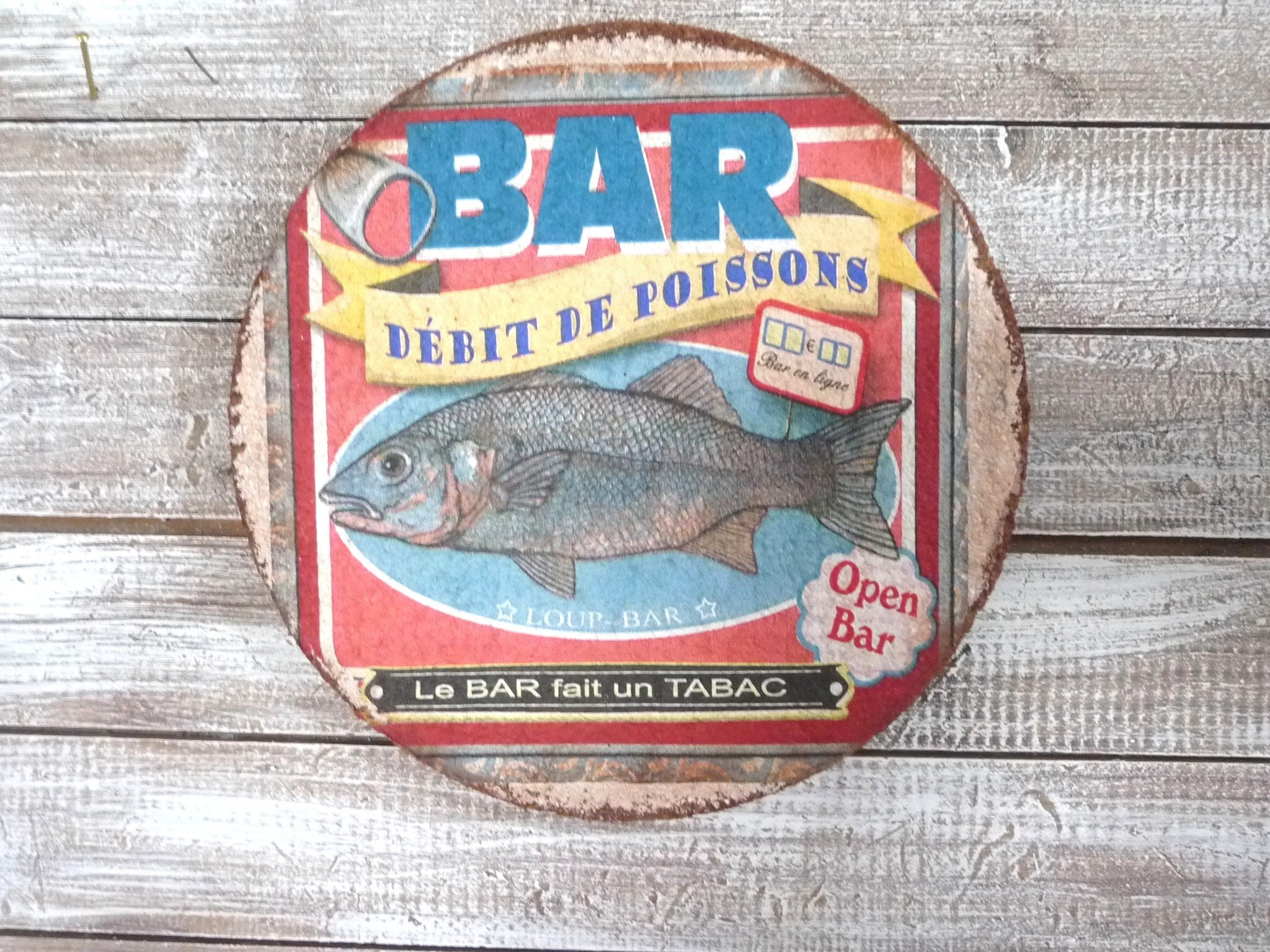 Humour Déco en Liège, Bar Débit de Poissons, Cuisine, Fait Main, Le Un Tabac