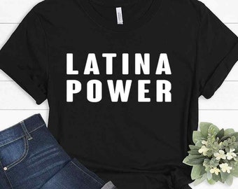 Latina Power-shirt, empowerend Latina-grafisch T-shirt, Proud Hispanic Heritage-shirt, feministische Latina-top, Latina Boss Woman-T-shirt