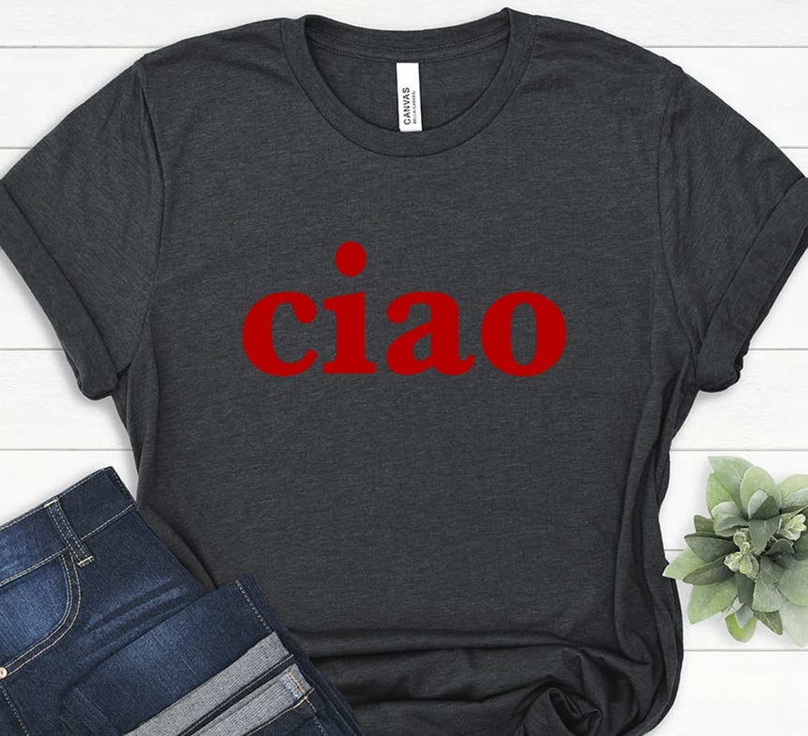 Ciao Italienisch Italien Hallo Auf wiedersehen Ciao Sagen Etsy.de