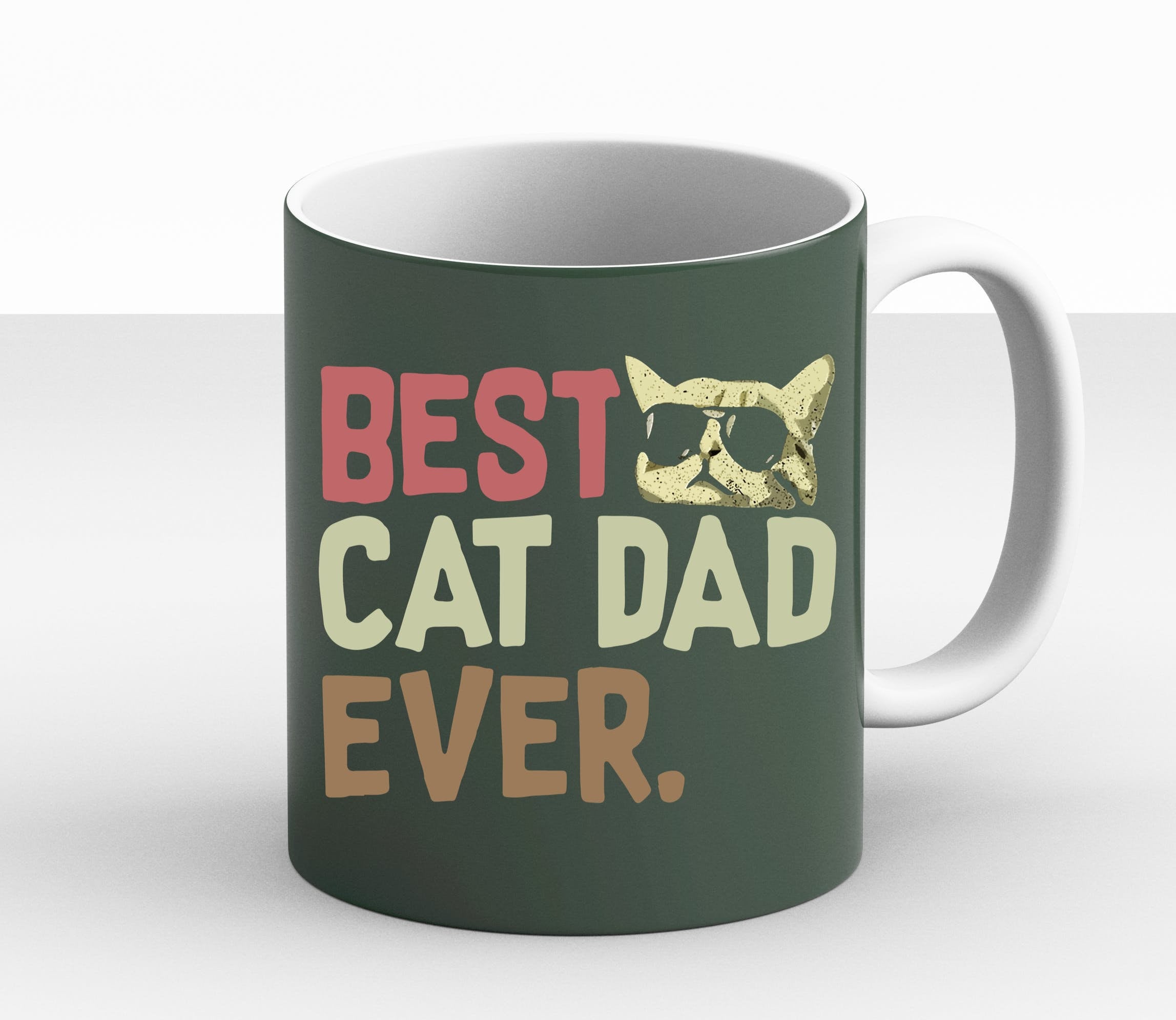 Cat Dad Gift Best Cat Dad Ever Shirt Fathers Day Gift for Etsy