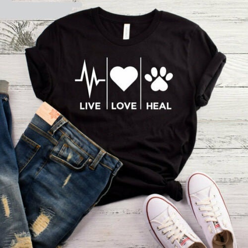 Live Love Heal / Shirt / Future Veterinarian / Veterinarian Etsy