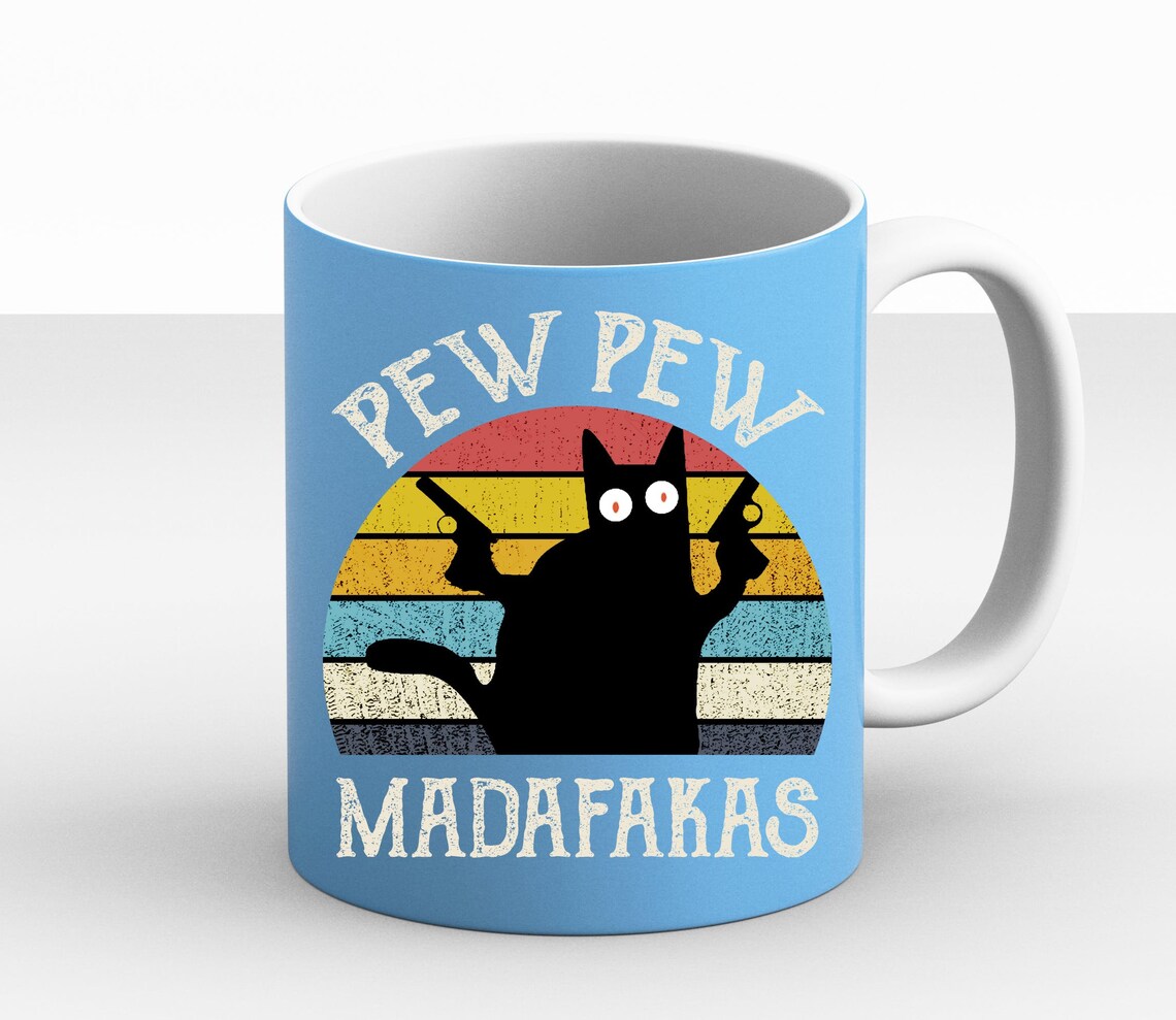 Pew Pew Madafakas Funny Chicken Gangster Meme" Photographic Print For