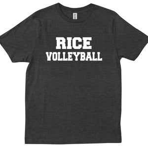 Rice Owls Athletic Volleyball Girls T-shirt